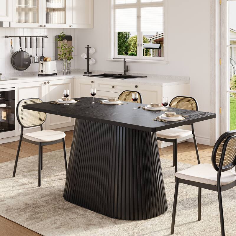 59'' Modern Rectangular Dining Table for 6