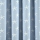 preview thumbnail 1 of 4, Lush Decor Baby Seaside Starfish Blackout Window Curtain Single Panel - 84" x 52" Blue - Nautical & Coastal - 84" x 52"