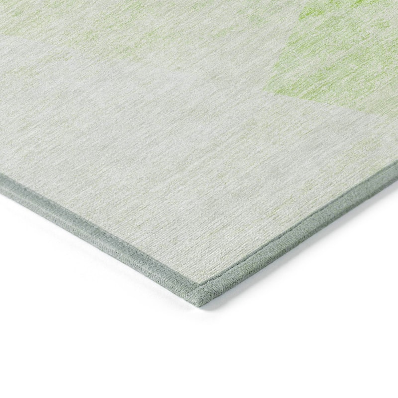 Machine Washable Indoor/ Outdoor Chantille Contemporary Geo Rug