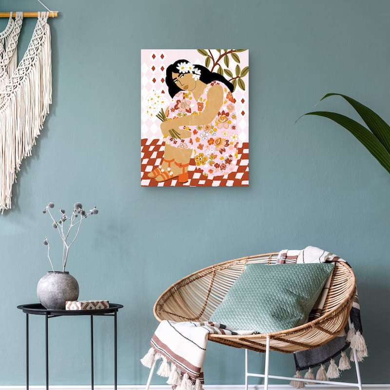 Boho Lady by Alja Horvat Canvas Art Print