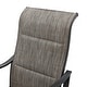 preview thumbnail 20 of 21, PATIO FESTIVAL Outdoor Swivel Metal Dining Chair (2-Pack)