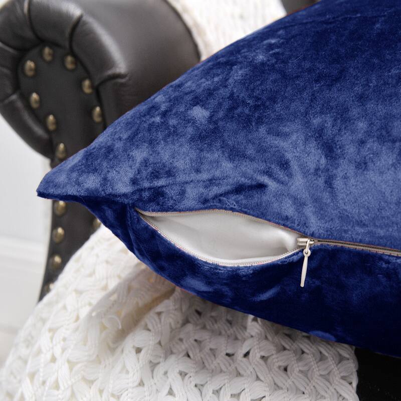 Rancho Crushed Velvet Throw Pillow Cover Set, NO INSERT
