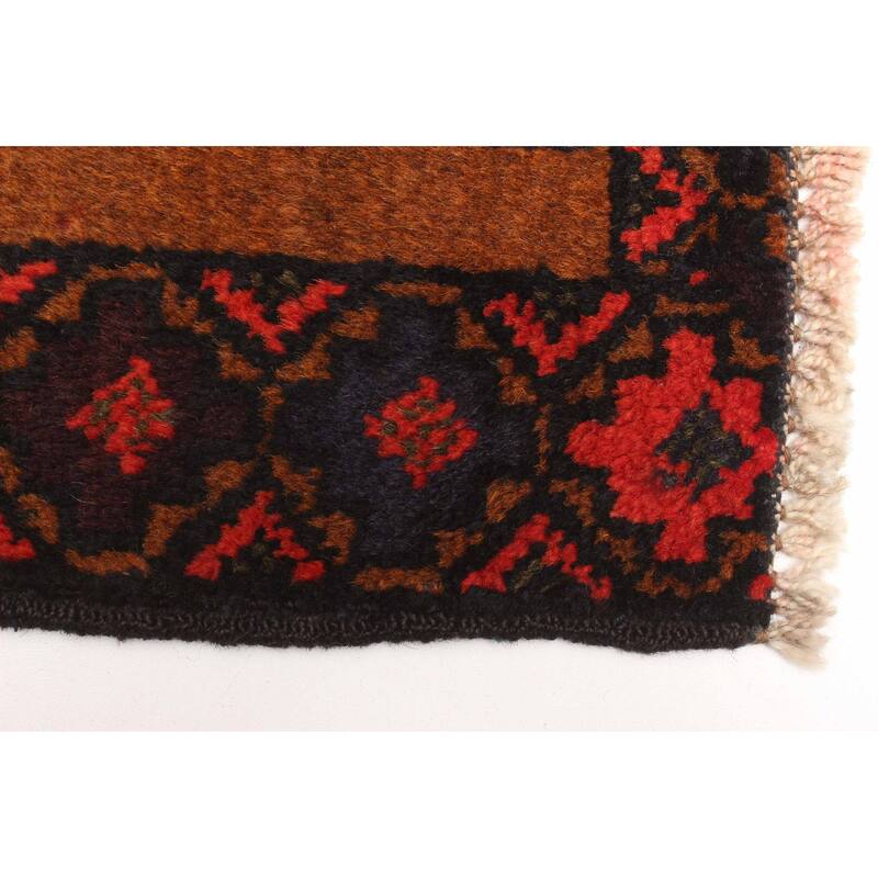 ECARPETGALLERY Hand-knotted Teimani Dark Navy Wool Rug - 2'9 x 4'10