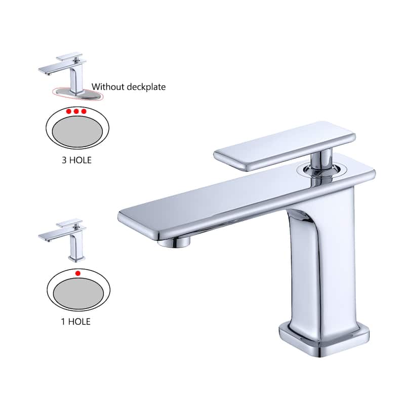Topcraft 6/12in Single Handle Single Hole Bathroom Faucet Bathroom Vessel Faucet