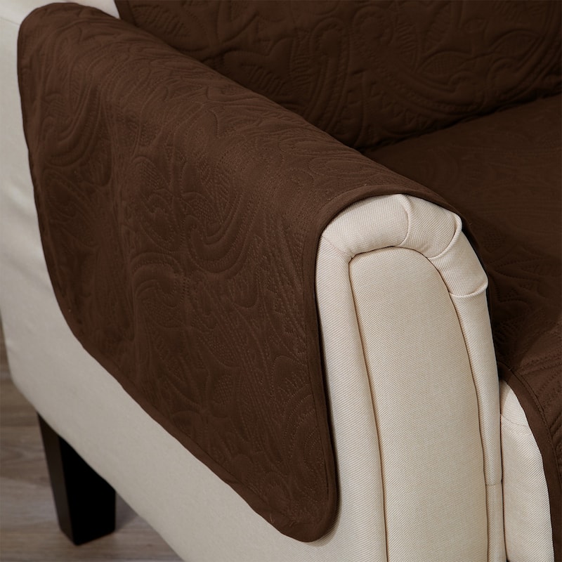 Reversible Sofa Cover Quilted Pet Furniture Protector Slipcover