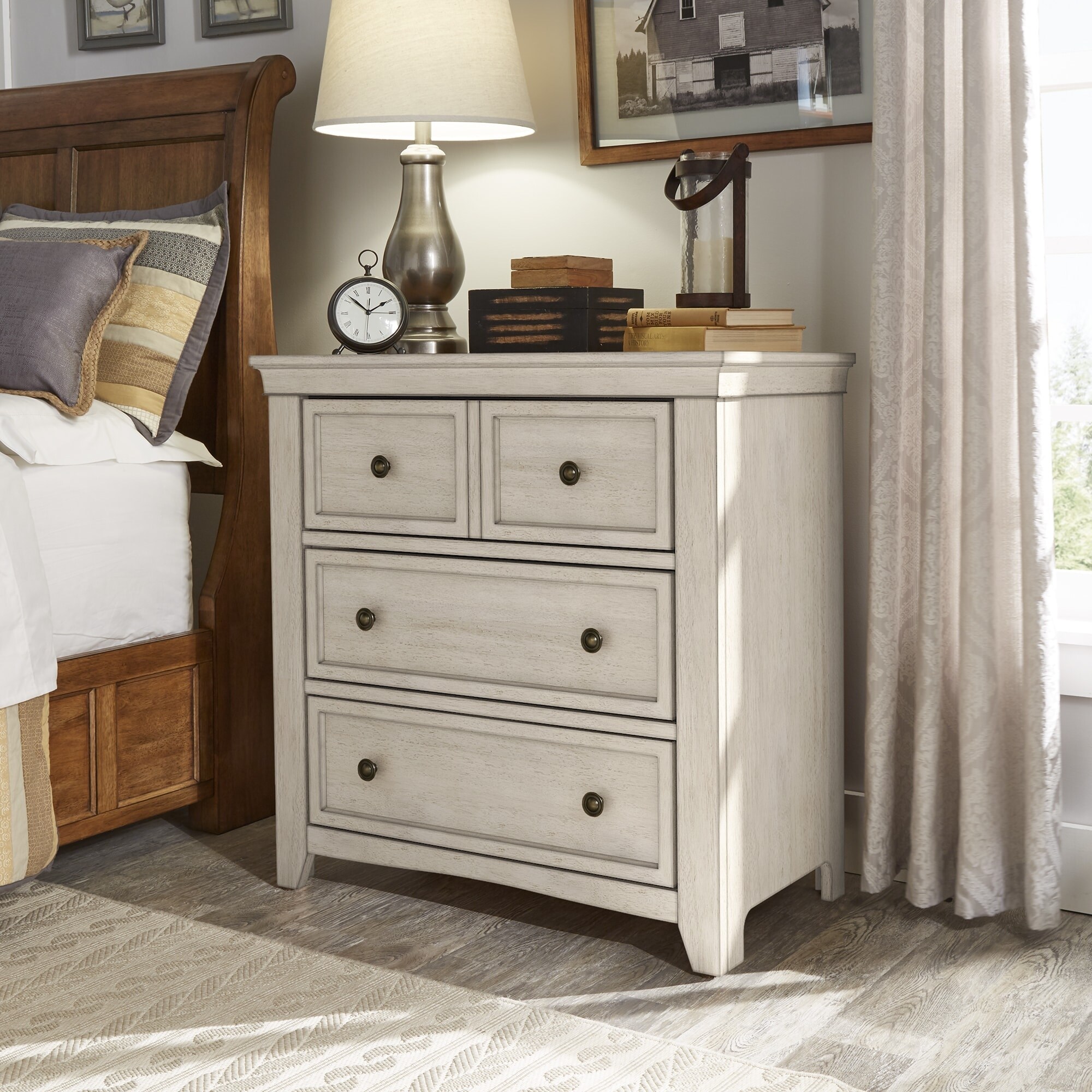 Copper Grove Ylivieska 3 Drawer Nightstand Chest Overstock 19858793 After putting the drawer front in the proper location, push the drawer front toward the drawer box. copper grove ylivieska 3 drawer nightstand chest