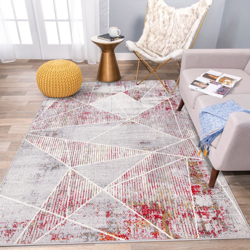 World Rug Gallery Geometric Modern Area Rug