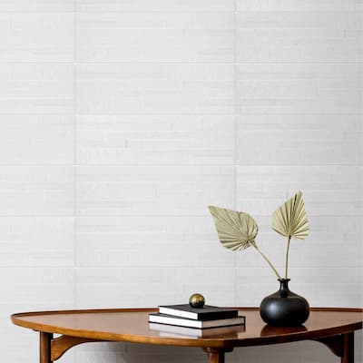 Merola Tile Tikal White 6-1/2" x 20-3/8" Ceramic Wall Tile