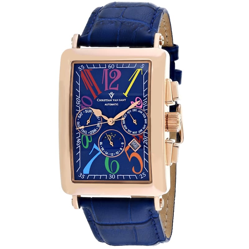 Christian Van Sant Men's Prodigy Blue Dial Watch - CV9144 - One Size
