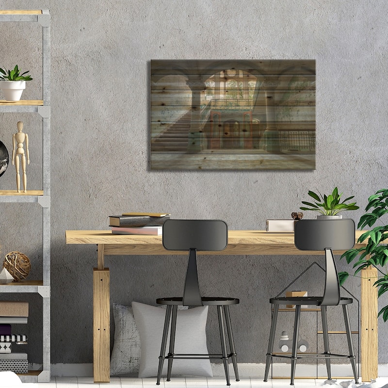 Beelitz Sanatorium Print On Wood by Ivo Sneeuw - Multi-Color