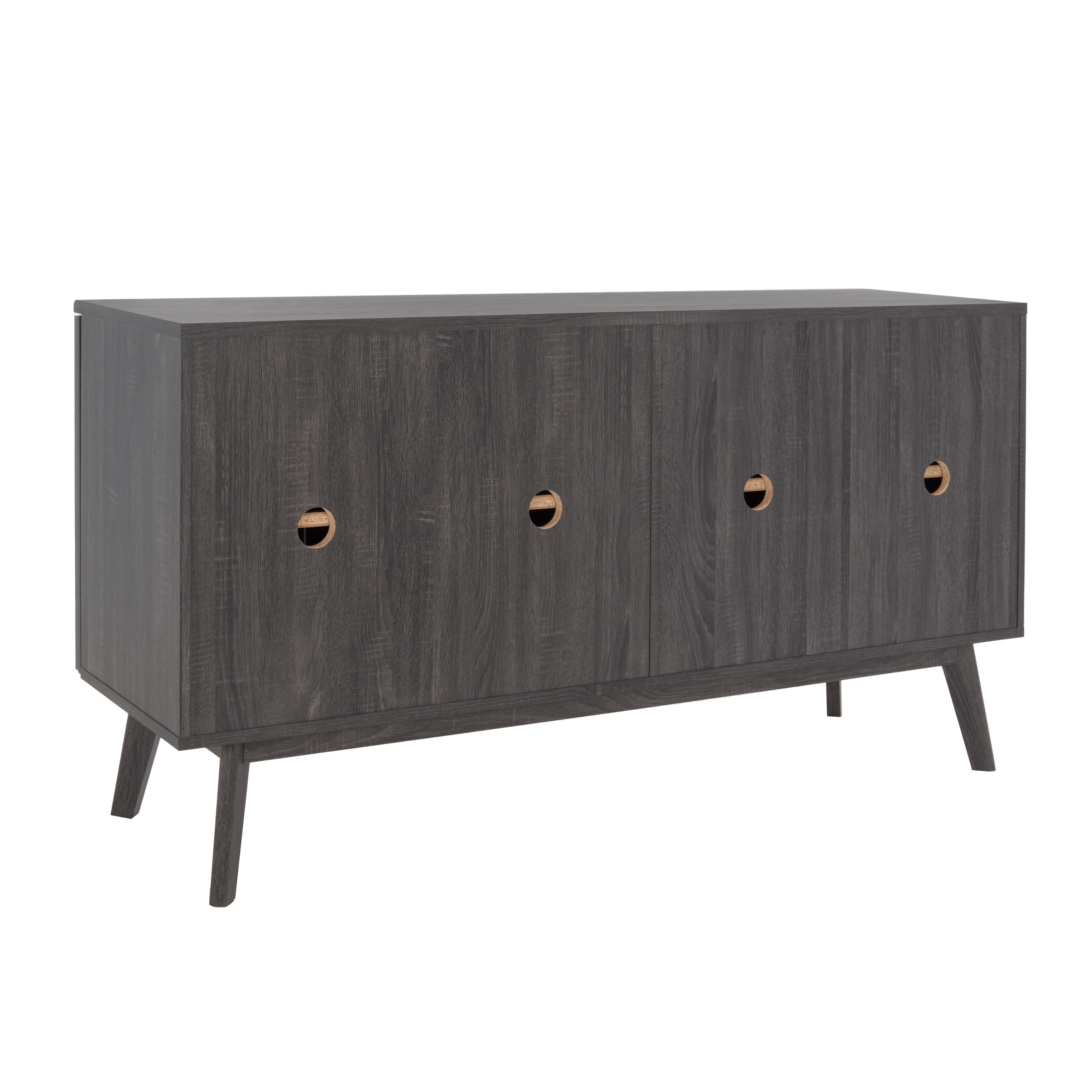 SAFAVIEH Home Helena 62-inch 4 Door 4 Shelf Media Stand