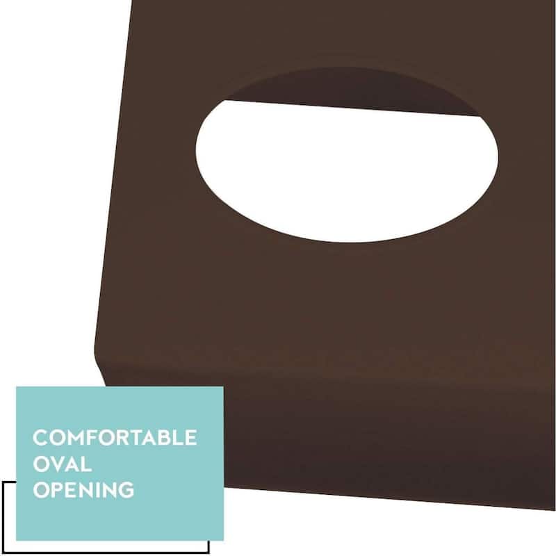 DWËLLZA HOME Bronze Tissue Box Cover Square - Plastic Facial Tissue Box Holder Set of 2