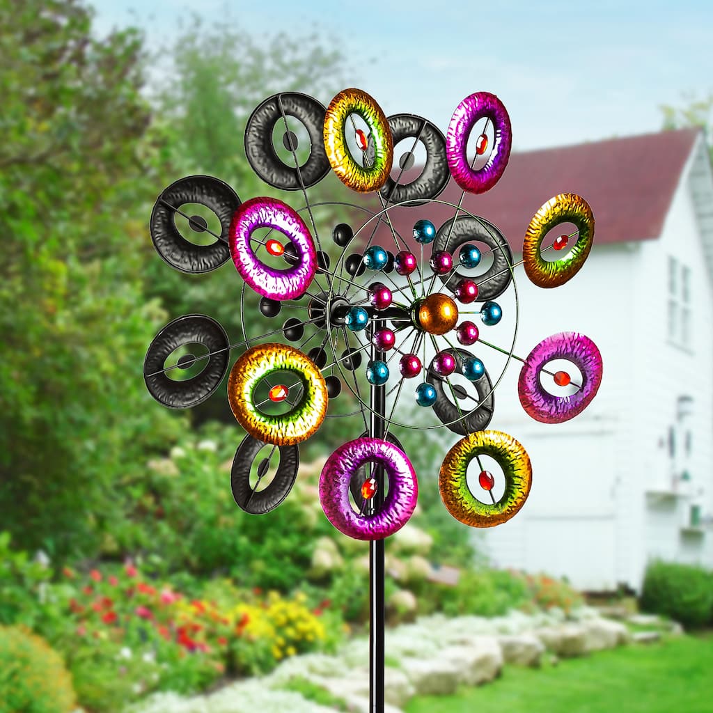 75 in. Musical Notes Metal Wind Spinner