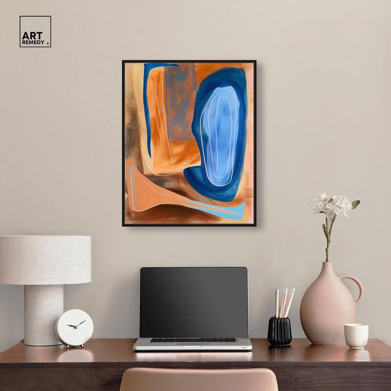 An Abstract Oil I Canvas by Art Remedy