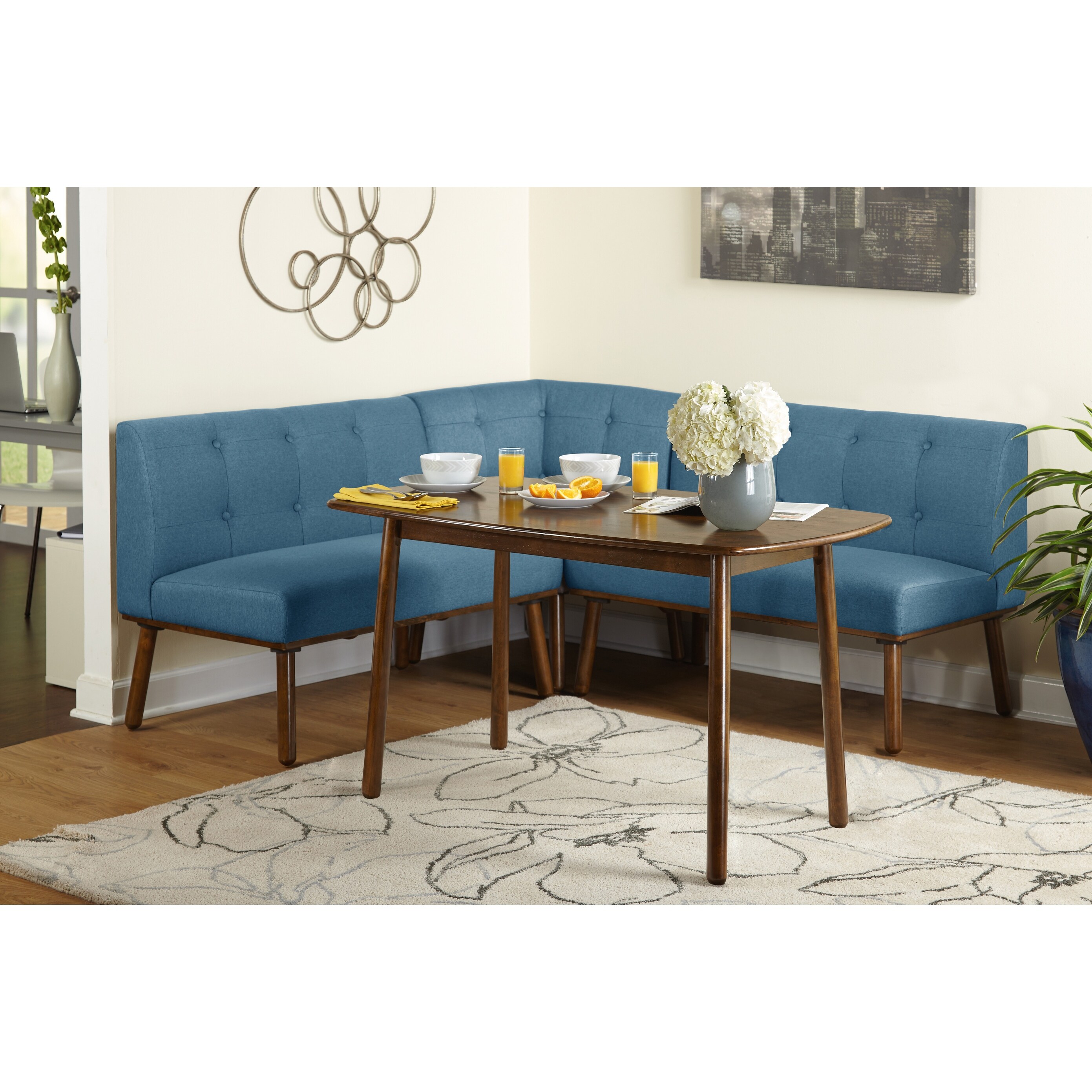 Shop Simple Living 4 Piece Playmate Nook Dining Set On Sale