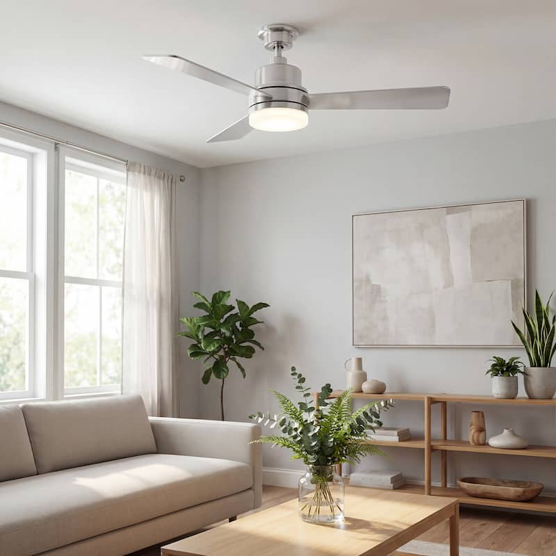 Trevina II Collection LED 52" 3-Blade Fan - 10.500" x 25.250" x 11.370"