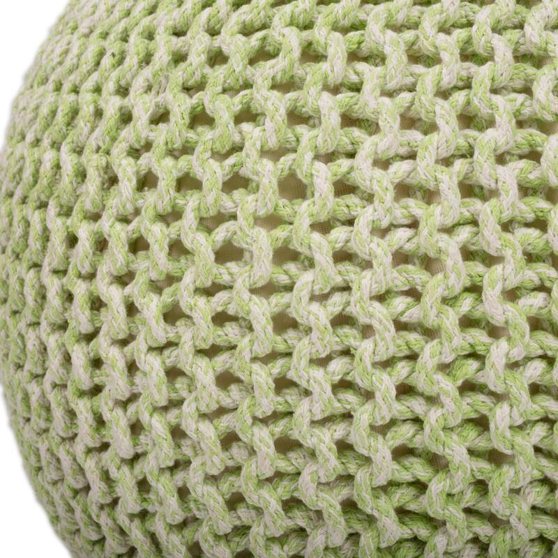 Pincushion Woven Pouf