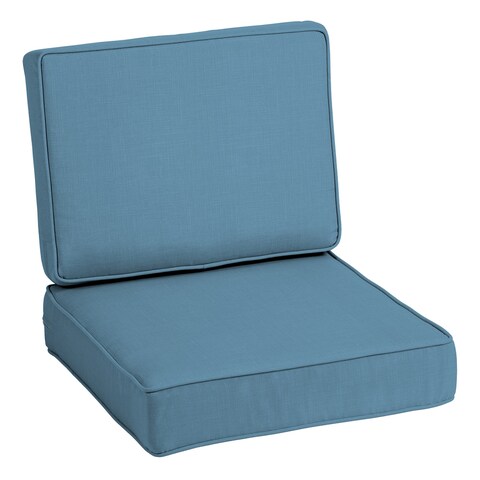 Arden Selections ProFoam Essentials Outdoor Firm Deep Seating Cushion Set 24 x 24