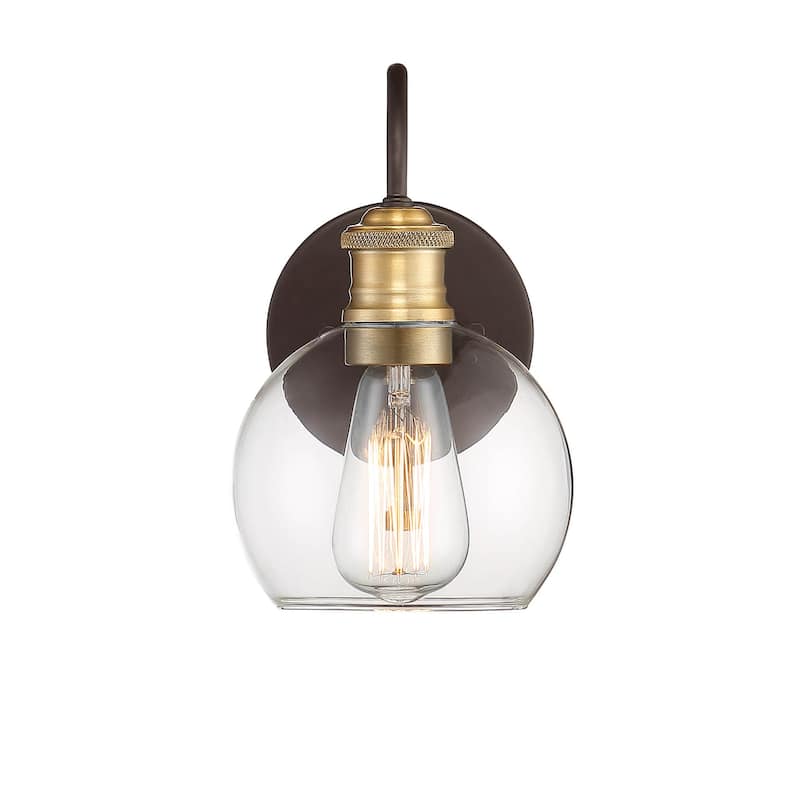 Meridian M50040 10" Tall Outdoor Wall Sconce with Globe Shade