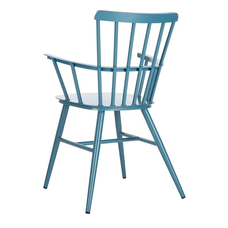 SAFAVIEH Outdoor Annalise Aluminum Arm Chair (Set of 2) - 22Wx21Dx33H