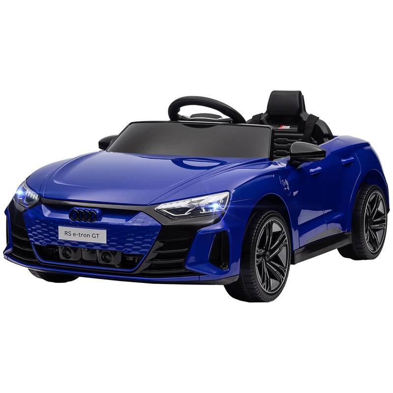 12V Licensed Audi RS E-Tron GT Kids Ride-On Car with Remote Control, Music, Lights, and Safety Features