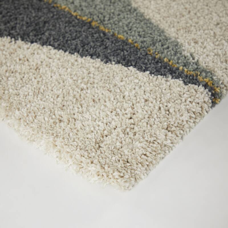 Balta Levine Modern Geometric Shag Area Rug