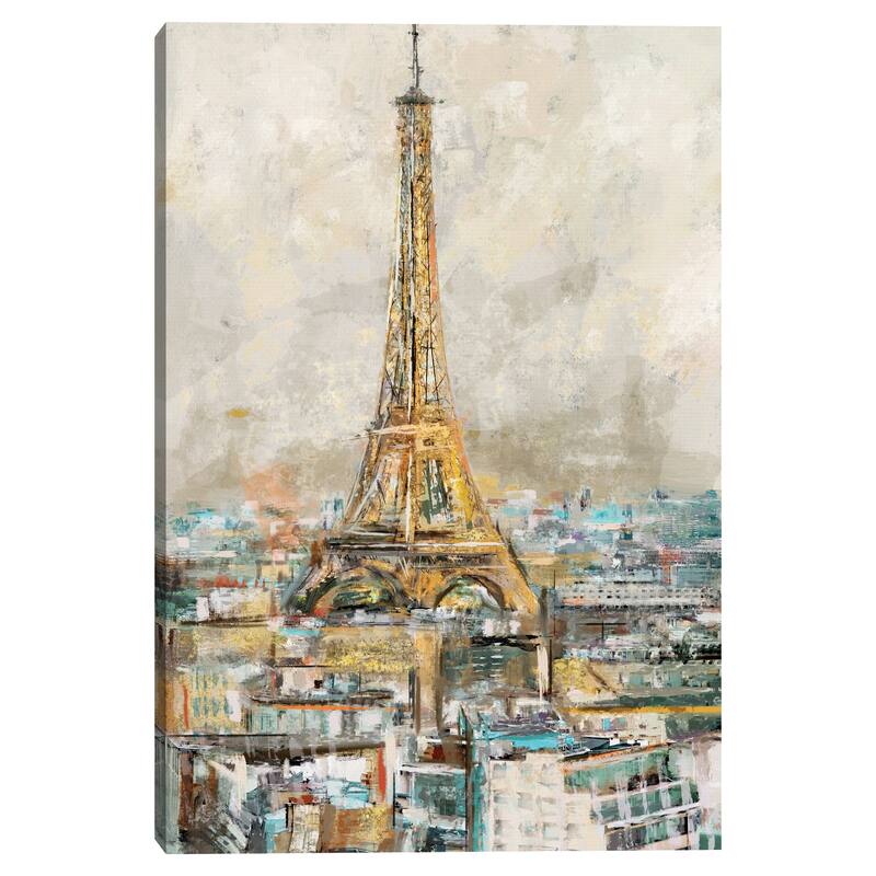 When in Paris by Studio Arts Canvas Art Print