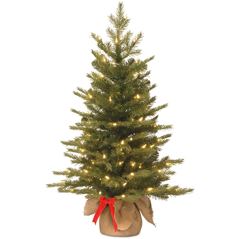 National Tree Company 3 ft. Spruce LED Battery-operated Christmas Tree - 3 ft