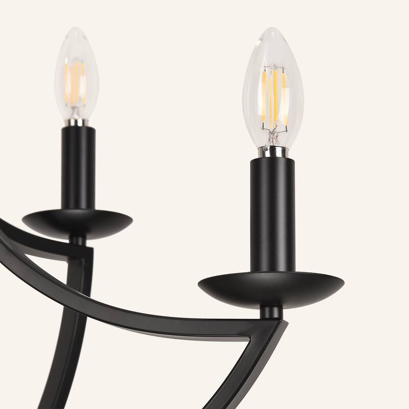 8-light Dimmable Chandelier