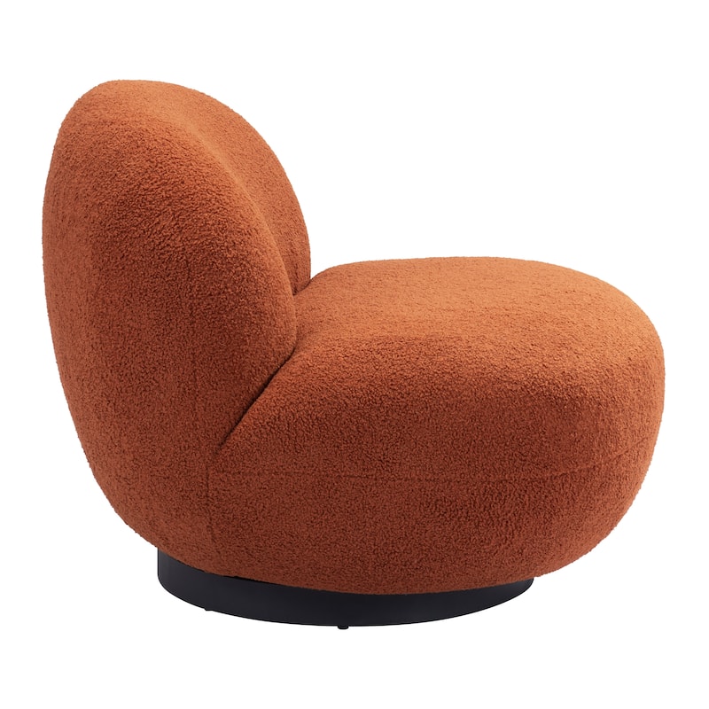 Myanmar Accent Chair Burnt Orange - 29.9" W x 31.5" D x 26.8" H