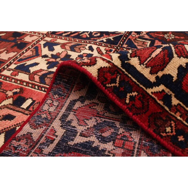 ECARPETGALLERY Hand-knotted Kayseri Vintage Red Wool Rug - 6'9 x 10'0