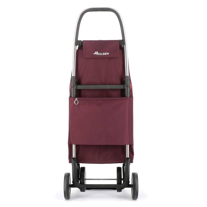 Rolser I-Max MF 4 Wheel Foldable Shopping Trolley - 15.35 in. W x 41.34 in. H x 12.6 in. D