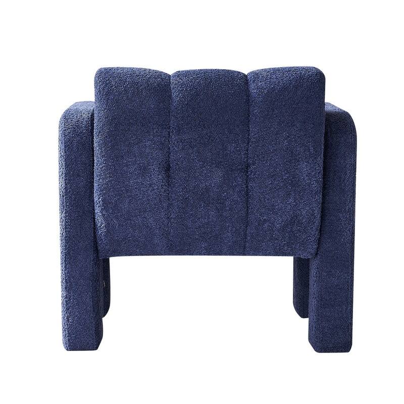 31.10" Wide Boucle Upholstered Accent Chair, Modern Comfy Single Lounge Armchair for Living Room, Bedroom, Apartment