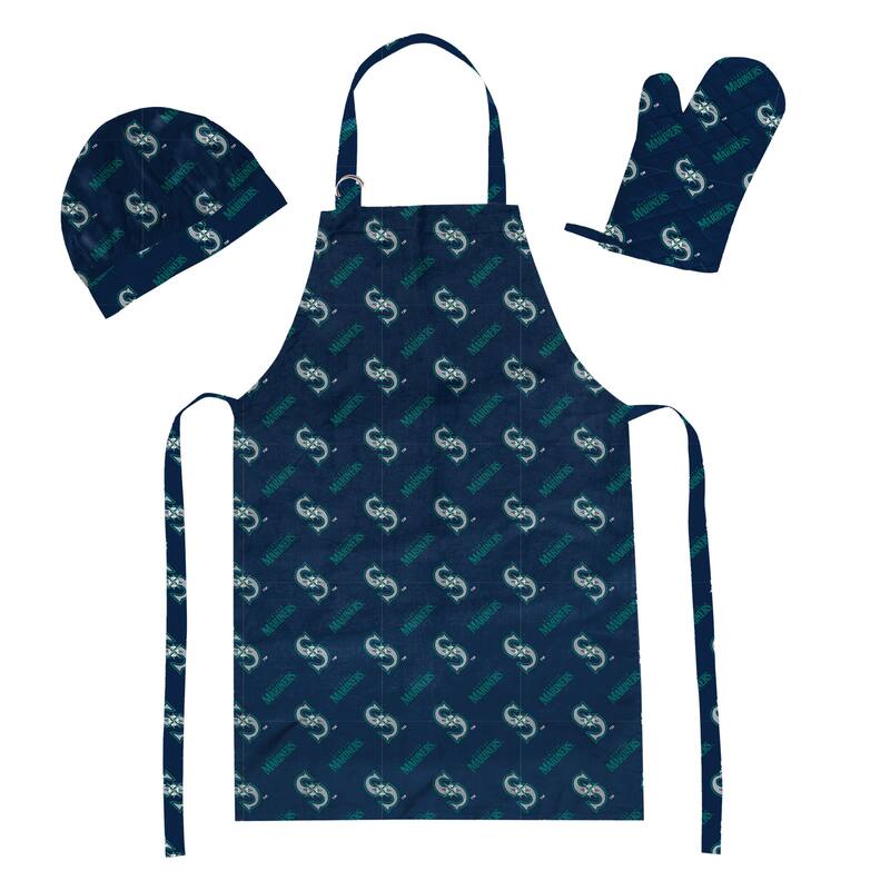 MLB Apron Oven Mitt and Hat 3PC Set