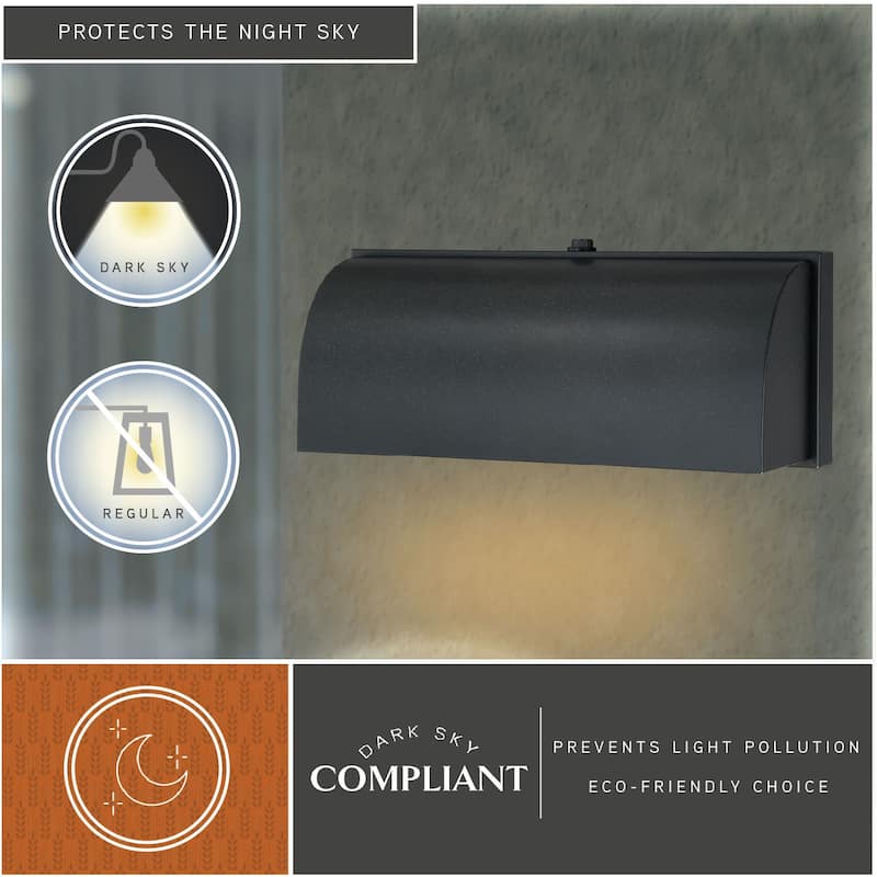 Vaxcel Lighting Walsh 2 Light Outdoor Dark Sky Wall Sconce with