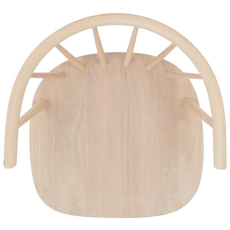 SAFAVIEH Home Blanchard 18-inch Curved Spindle Side Chair [SET of 2] - 21"W x 21"D x 30"H