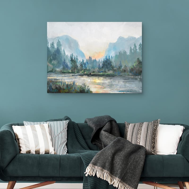 Distant Hues by Studio Arts Canvas Art Print