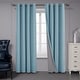 preview thumbnail 20 of 95, Deconovo Faux Linen Total Blackout with Coating Curtains (2 Panel)
