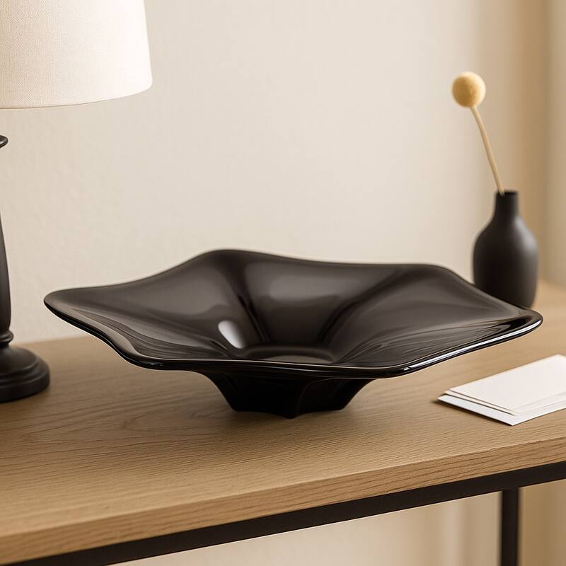 Decorative Glass Bowl for Home Decor - 24" - 24.0"