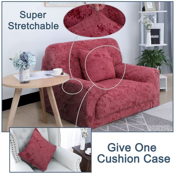 Shop Stretch Chair Loveseat Sofa Covers 1 2 3 4 Seater Couch Cover Floral Slipcover Overstock 26438675