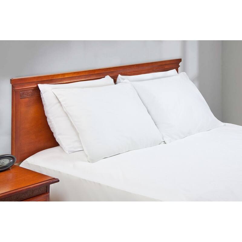 Organic Cotton Pillowcase Pair Zipper Closure 300TC GOTS Certified Super Soft and Breathable Fabric