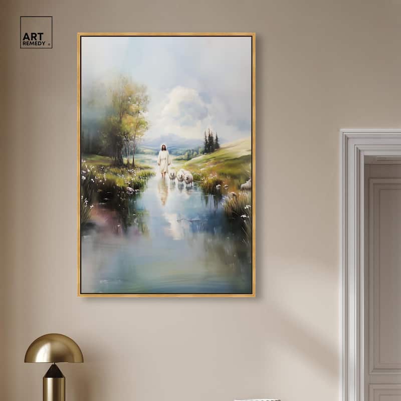 Caretaker's Calm Crossing II Canvas by Art Remedy