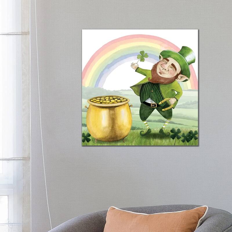 iCanvas "Leprechaun's Rainbow I" by Grace Popp Canvas Print - 26x26x1.5