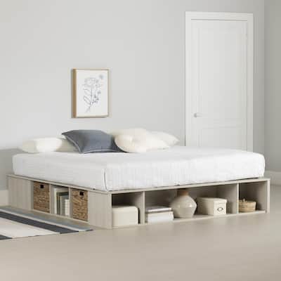 South Shore Avilla Storage Bed with Baskets