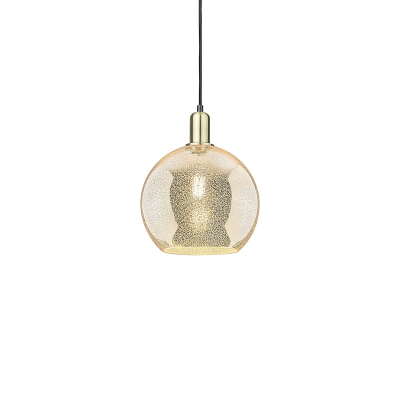Innovations Lighting 716-1P-13-10 Athens Pendant Athens 10" Wide Mini - Black Antique Brass / Mercury
