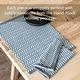 preview thumbnail 12 of 91, over&back Hand-Blocked 100% Cotton Placemats - Machine Washable - Set of 4