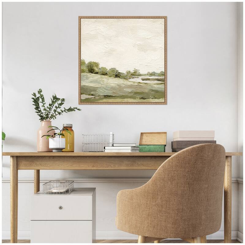 Kate and Laurel Petit View No 7 by Mackenzie Nelson Framed Canvas Wall Art Print