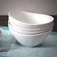 preview thumbnail 2 of 5, Euro Ceramica Highlands White Porcelain Serving Bowls, 3pc and 4pc