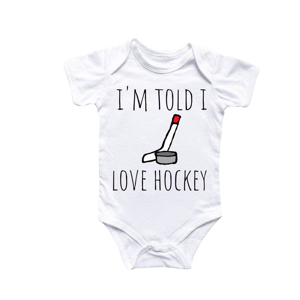 Ice Hockey - Baby Boy Girl Clothes Infant Bodysuit Funny Cute Newborn 2
