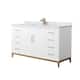 Option White / Satin Bronze Hardware